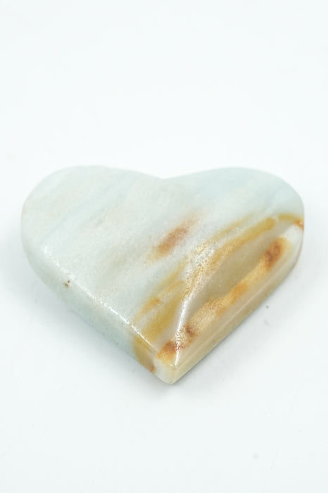 Lucky stone heart amazonite