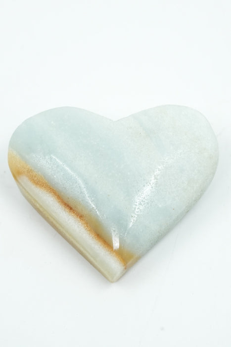 Lucky stone heart amazonite
