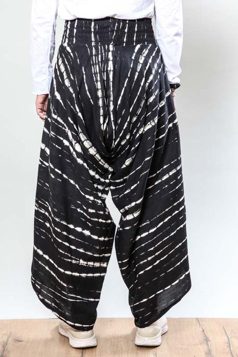 Pantalon ouvert sur le côté Bali Batik assorti - Taille Unique