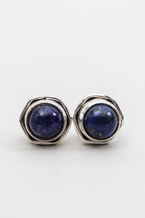 Silver earrings Lapis Lazuli