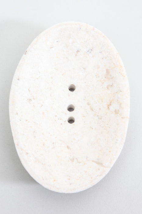 Soap dish marble beige