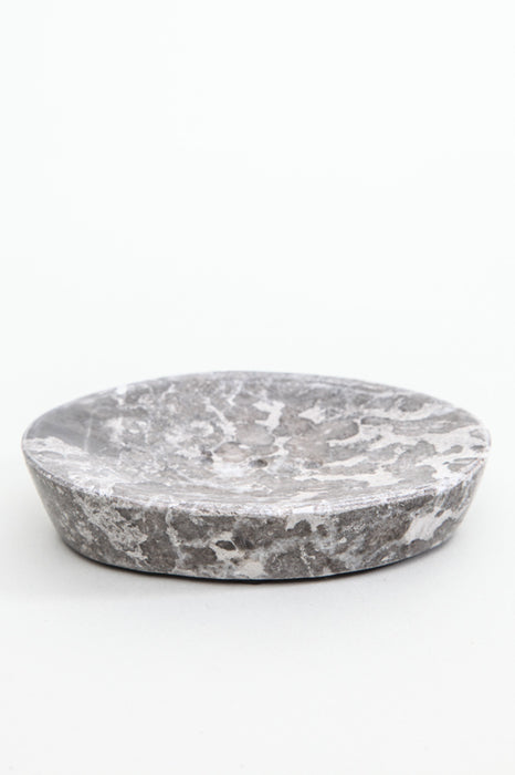 Soap dish marble brown