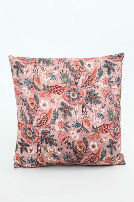 Decorative cushion floral pattern 45 x 45 cm