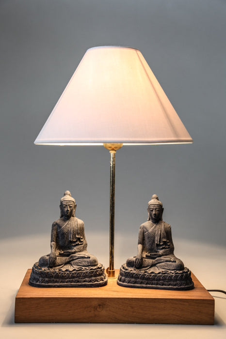 Lamp 2 Buddha grey 20 cm