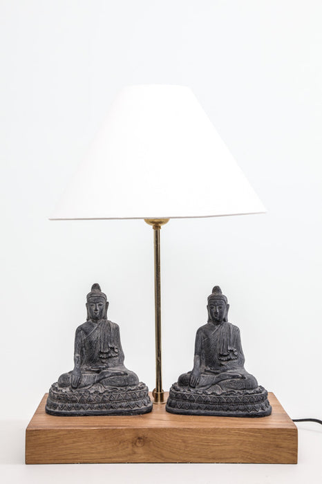 Lamp 2 Buddha grey 20 cm