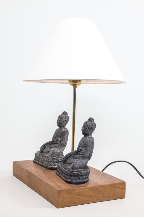 Lamp 2 Buddha grey 20 cm