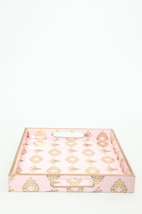 Serving tray decorated 27 x 27 x 3.75 cm