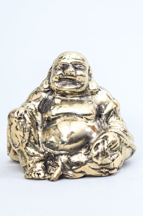 Happy Buddha goldfarben