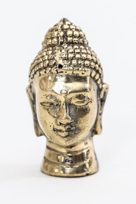 Buddhakopf goldfarben