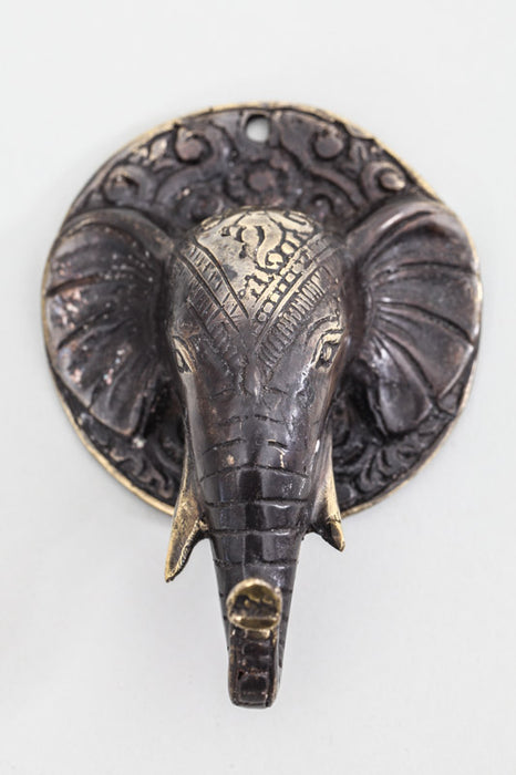 Haken Elephantenkopf bronzefarben