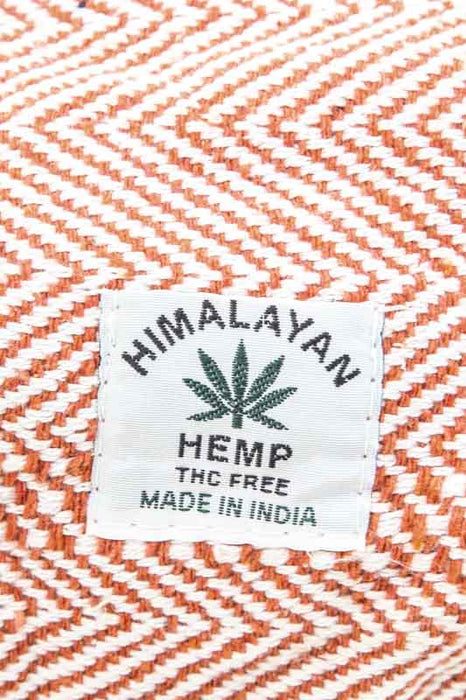 Small bag made of hemp orange