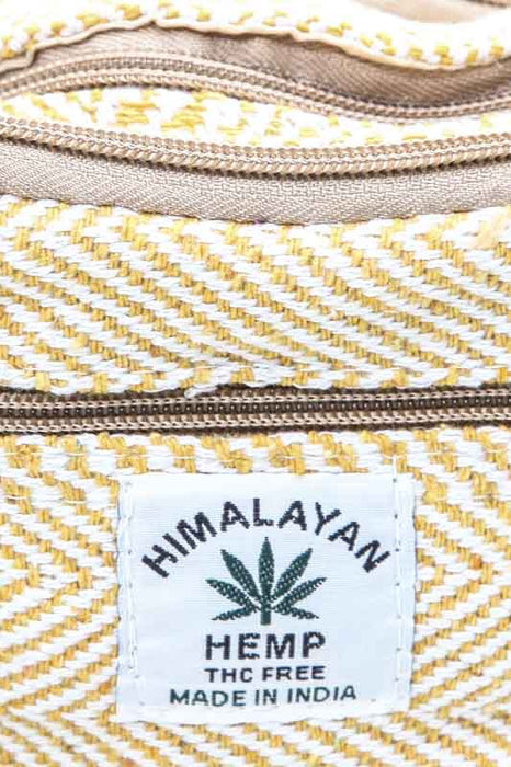 Hemp bum bag yellow