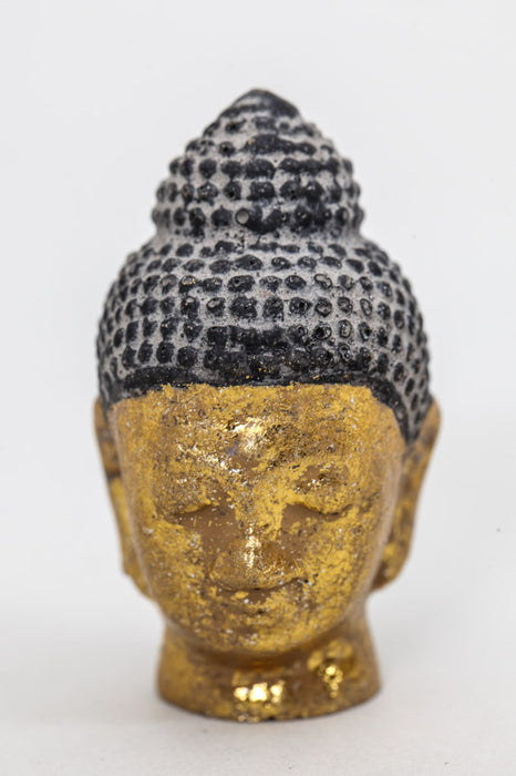 Buddha head gold/black