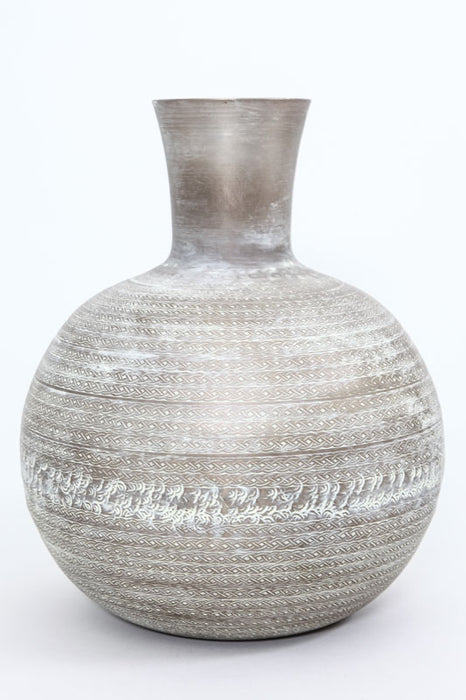 Vase Alu antik grün 7 x 35 cm