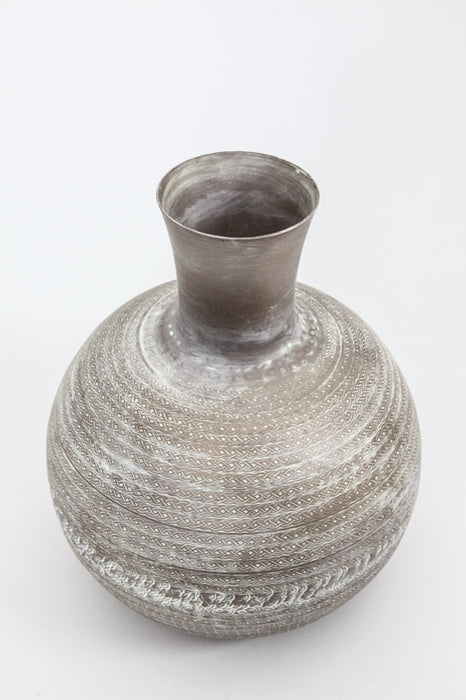 Vase Alu antik grün 7 x 35 cm