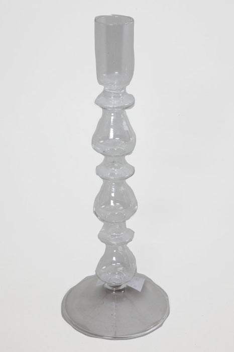 Candle holder clear 9 x 23.5 cm