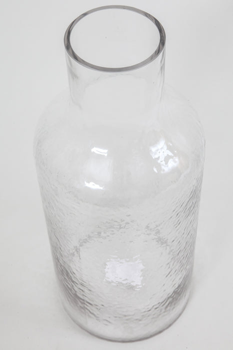 Vase clear glass 15 x 35 cm