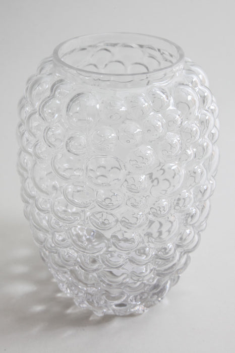 Vase glass clear 14.5 x 20 cm