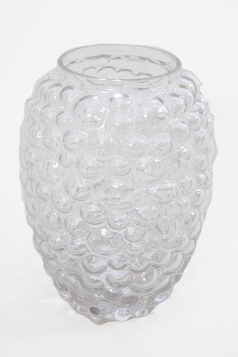 Vase glass clear 14.5 x 20 cm