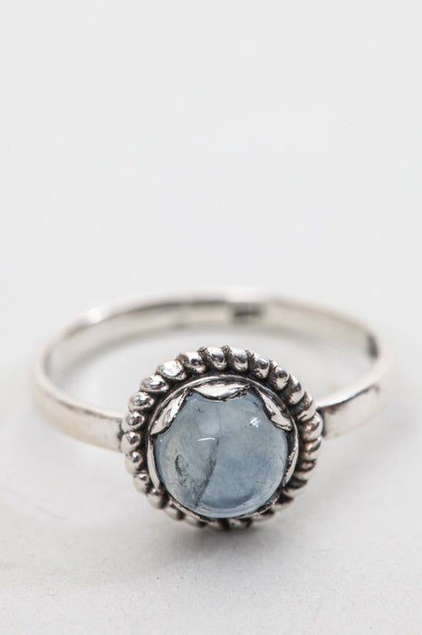 Silver ring apatite