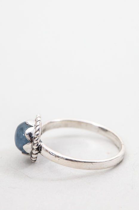 Silver ring apatite