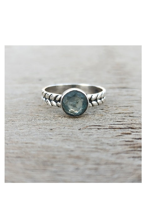 Bague argent apatite