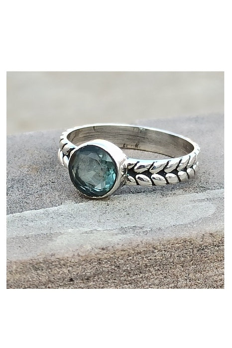 Bague argent apatite