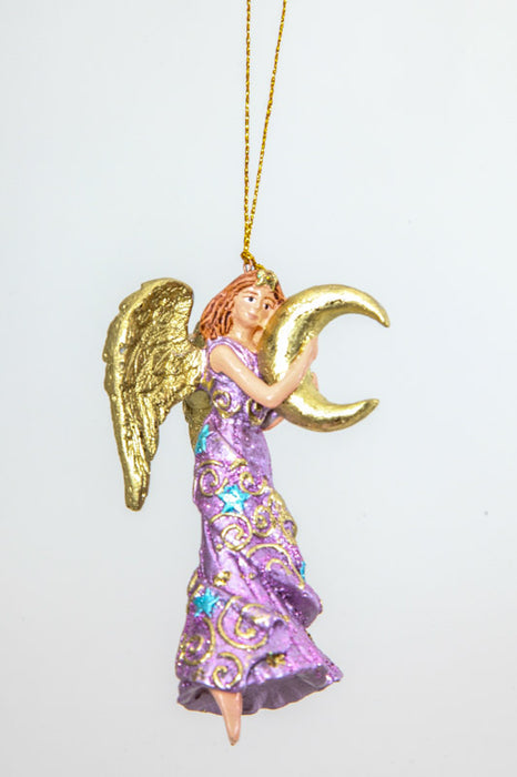 Pendant "cosmic love angel lavender"