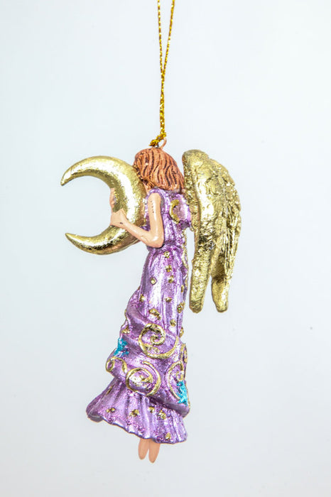 Pendant "cosmic love angel lavender"