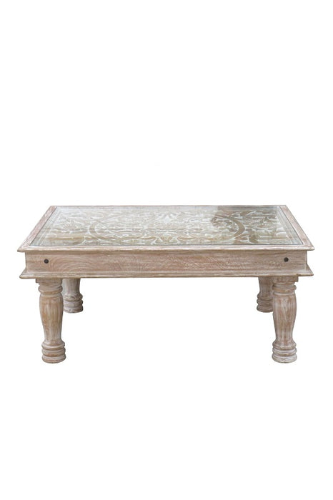 Table en manguier 110 x 78 x 48 cm