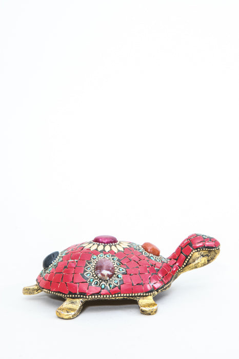 Turtle aluminum decorated medium