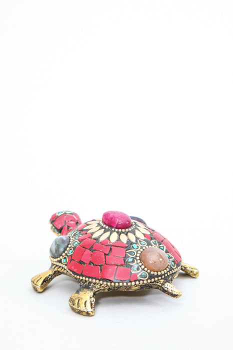 Turtle aluminum decorated small