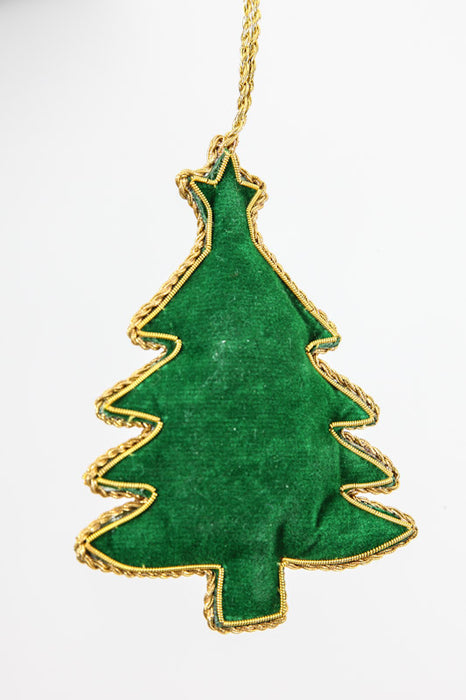 Cintre Sapin de Noël vert 9x8cm