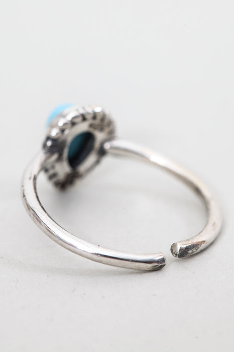 Bague d'orteil argent turquoise