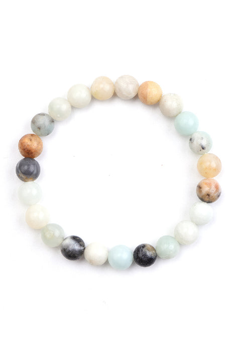 Bracelet Amazonite 8mm, 19 cm