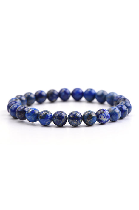 Armband 8mm Lapis Lazuli, 19 cm