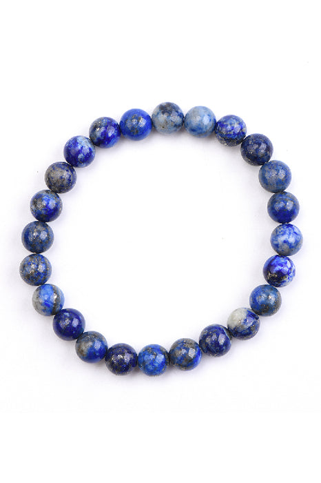 Armband 8mm Lapis Lazuli, 19 cm