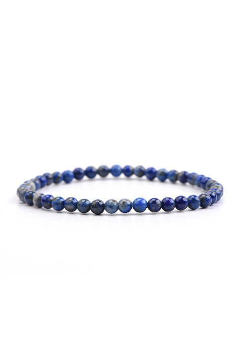 Bracelet 4mm Lapis-Lazuli, 18 cm