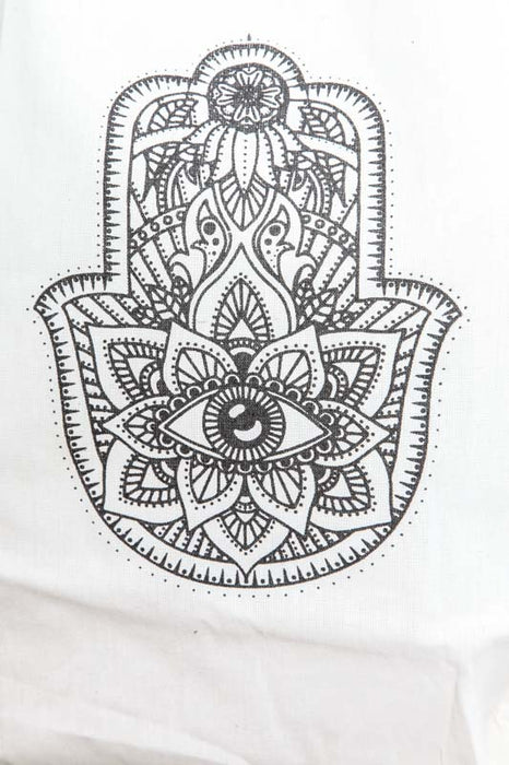 Small fabric bag Hamsa