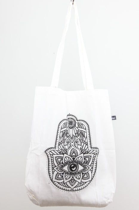 Large fabric bag Hamsa