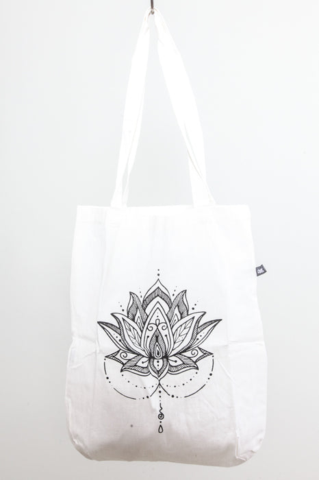 Large fabric bag Lotus