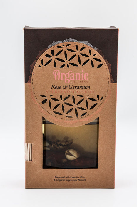 Diffuser 150 ml Organic Rose & Geranium
