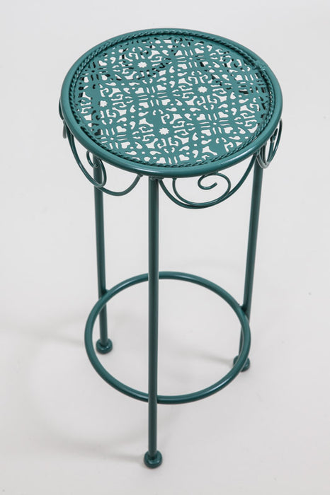 Flower frame round 3-leg green 22 x 50 cm