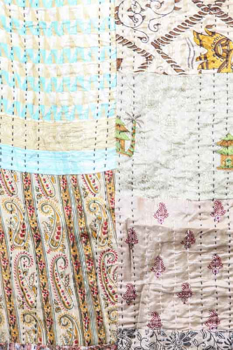 Kantha Bedspread assorted 220 x 270 cm