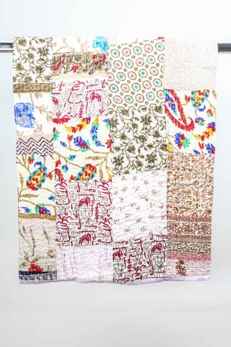 Couette Kantha assortie 220 x 270 cm