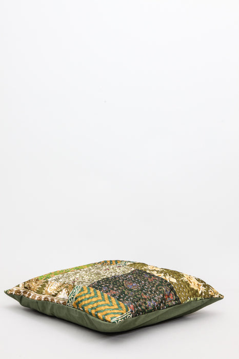 Housse de coussin Kantha assortie 40 x 40 cm