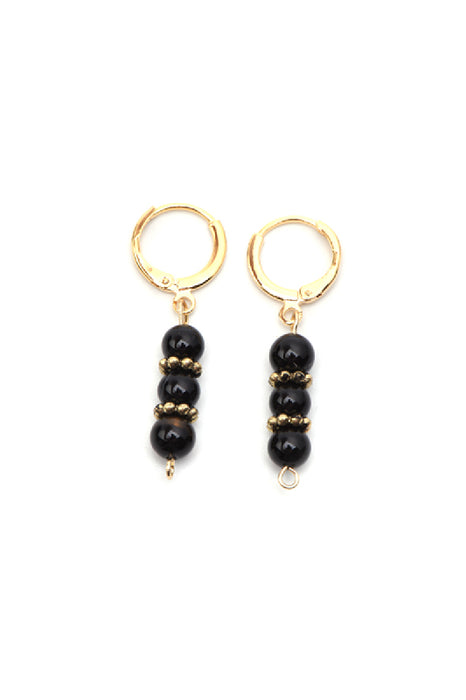 Black onyx earrings