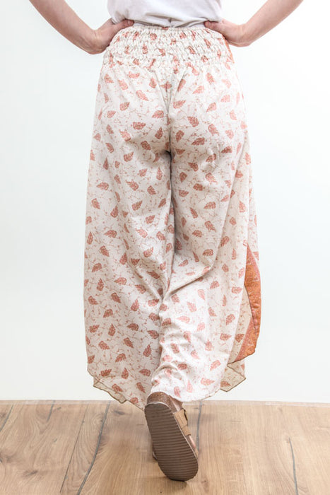 Wide leg patterned trousers - One Size