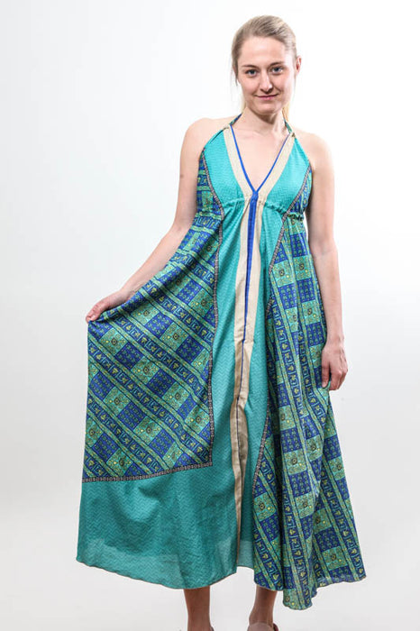 Long patterned dress - One Size