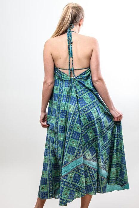 Long patterned dress - One Size